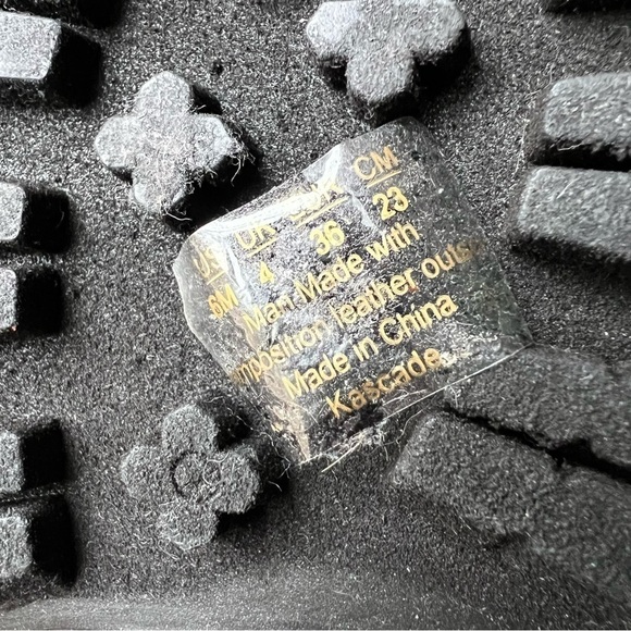 Sam Edelman Circus Black Shiny Rubber Lace Up Combat Boots, Size 6 - Picture 8 of 10